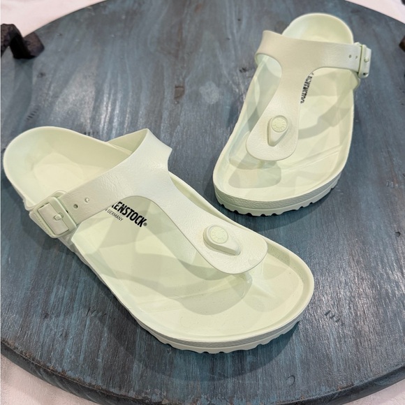 Birkenstock Shoes - Birkenstock Gizeh EVA Mint Green Size 42/11 Sandals